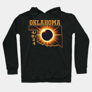 Solar eclipse apparel Oklahoma Hoodie